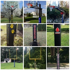 First Team Basketball Accessories FT78 - Basketball Pole Pads - 6x6 Square Poles