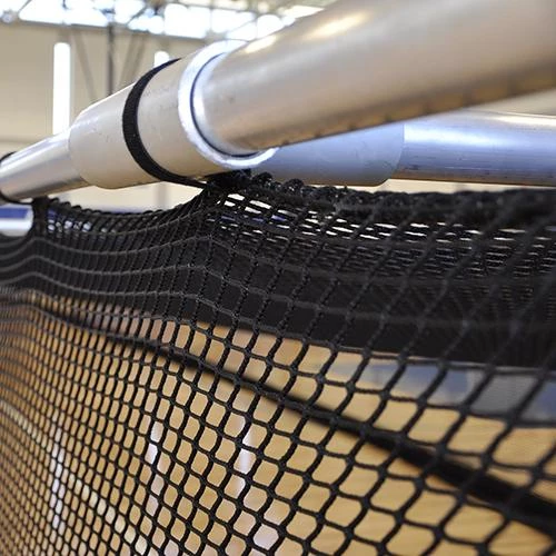 Jaypro BATTING TUNNEL NET - INDOOR MULTI-SPORT (70'L X 12'W X 12'H) (3/4" KNOTLESS NYLON MESH) (BLACK - UV STABILIZED) 3 Jaypro BATTING TUNNEL NET - INDOOR MULTI-SPORT (70'L X 12'W X 12'H) (3/4" KNOTLESS NYLON MESH) (BLACK - UV STABILIZED)