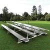 Jaypro BLEACHER - 21' (3 ROW - SINGLE FOOT PLANK) - BACK-TO-BACK Baseball/Softball