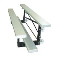 First Team Schools/Camps Fanstand™ FAN2-1FP-TNR-9 - Indoor Tip-N-Roll Bleachers