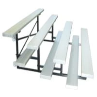 First Team Schools/Camps Fanstand™ FAN4-1FP-TNR-9 - Indoor Tip-N-Roll Bleachers