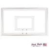 First Team Basketball-Commercial FT221 Glass Basketball Backboard