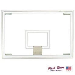 First Team Basketball-Commercial FT236 Competition Glass Basketball Backboard