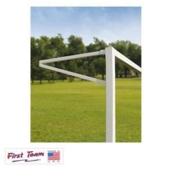 First Team Permanent/Semi-Permanent Soccer Goals FT4034 European Style Backstay