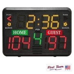 First Team FT805 PORTABLE TABLETOP SCOREBOARD Basketball Accessories