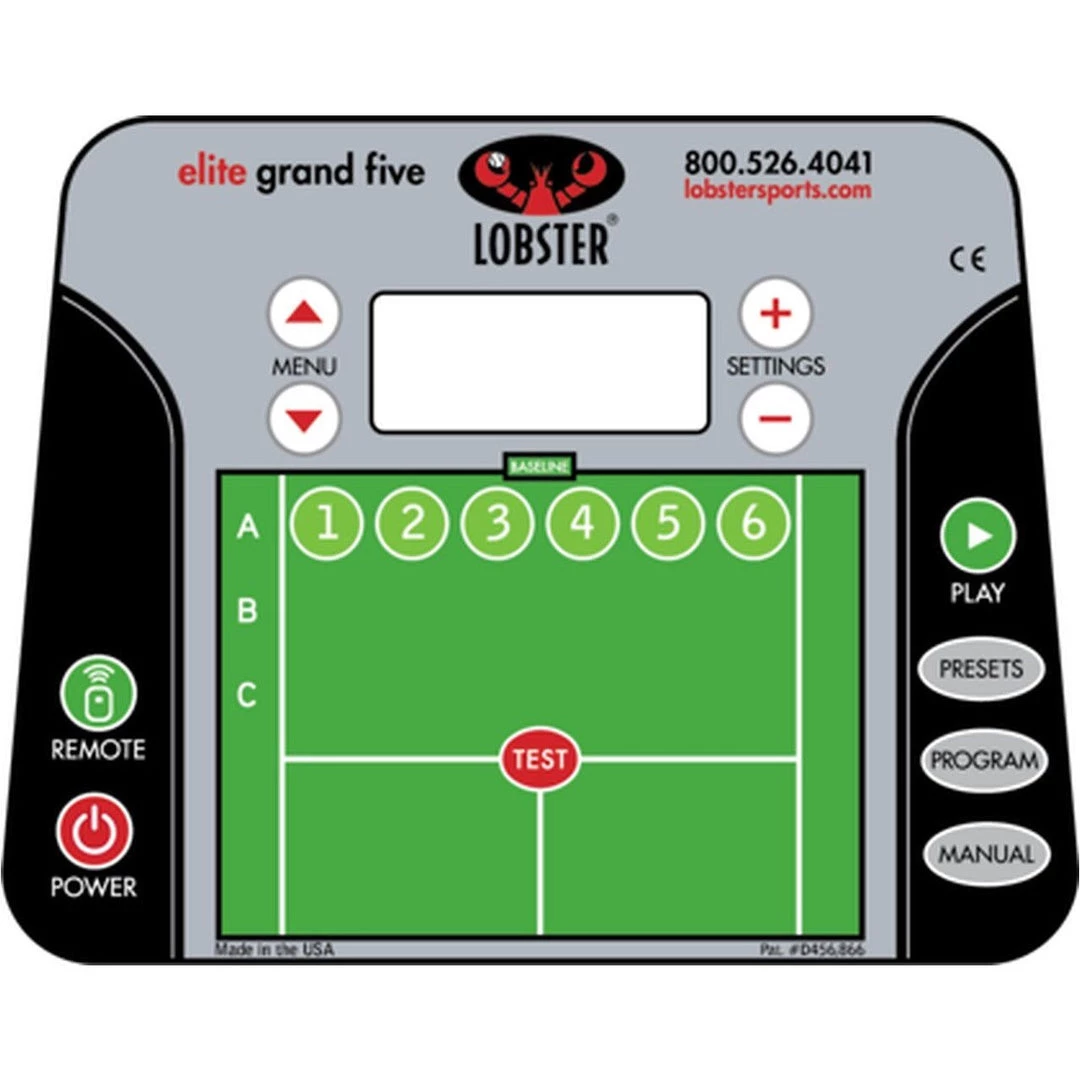 LOBSTER ELITE GRAND FIVE - BATTERY BALL MACHINE 9 LOBSTER ELITE GRAND FIVE - BATTERY BALL MACHINE