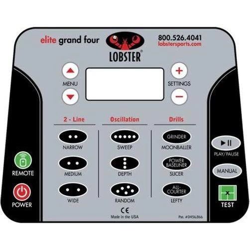 Tennis LOBSTER GRAND FOUR - BATTERY BALL MACHINE 9 Tennis LOBSTER GRAND FOUR - BATTERY BALL MACHINE