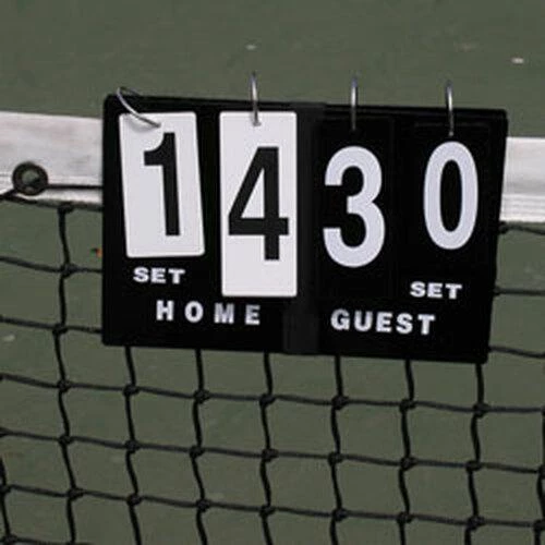 TENNIS SUPPLIES AND EQUIPMENT QUICKSCORE (SET OF FOUR) 3 TENNIS SUPPLIES AND EQUIPMENT QUICKSCORE (SET OF FOUR)