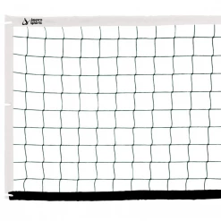 Jaypro Beach Volleyball Replacement Net (4" Sq. - #36 Nylon Netting) - Mercury™ Competition Beach Size (32'L X 39"H) (Black)