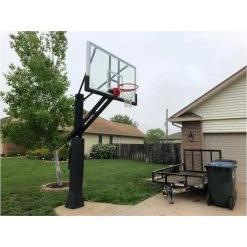 First Team Stainless Olympian™ Adjustable Basketball Goal 72'' Adjustable Basketball Goals