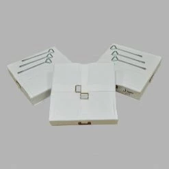 Jaypro BASEBALL BASE SET - ECONOMY BASE (15"L X 15"W X 3"H) (SET OF 3) (WHITE)