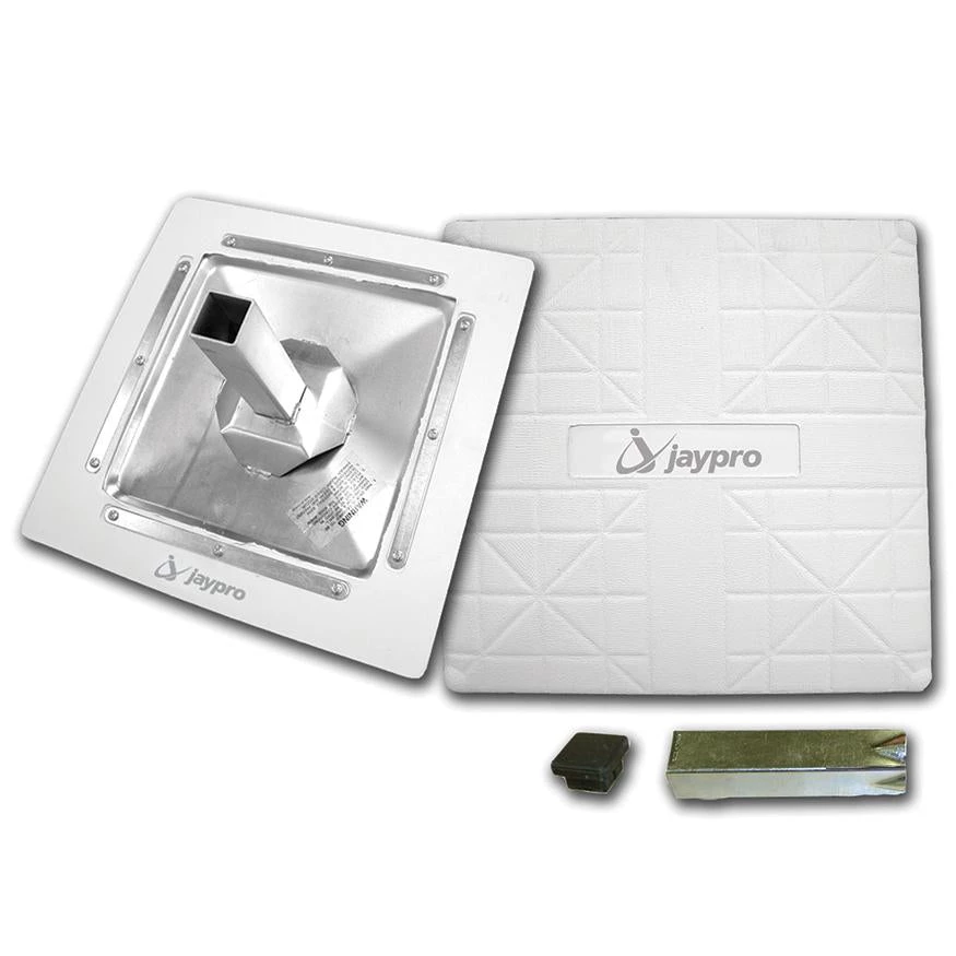 Jaypro BASEBALL BASE SET - PRO-STYLE HOLLYWOOD (15"L X 15"W X 3"H) (SET OF 3) (WHITE) Baseball/Softball 3 Jaypro BASEBALL BASE SET - PRO-STYLE HOLLYWOOD (15"L X 15"W X 3"H) (SET OF 3) (WHITE) Baseball/Softball