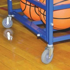 Jaypro Basketball Accessories BALL CARRIER - ATLAS™ SERIES (25+ BALLS) (BLUE)