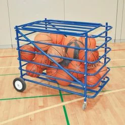 Jaypro BALL CARRIER WITH MESH HAMPER INSERT - ATLAS™ SERIES (BLUE)