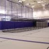 Jaypro Baseball/Softball BATTING CAGES - CEILING SUSPENDED, RETRACTABLE (70'L X 12'W X 11'H) - (1-3/4" MESH - BASEBALL) (BLACK)
