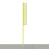 Jaypro Baseball/Softball FOUL POLES - PROFESSIONAL (30') - BASEBALL (SURFACE MOUNT) (YELLOW)