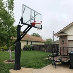 First Team Stainless Olympian™ Arena Adjustable Basketball Goal