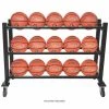 Champion Sports Basketball Accessories DELUXE HEAVY DUTY BASKETBALL CART 2 Champion Sports Basketball Accessories DELUXE HEAVY DUTY BASKETBALL CART