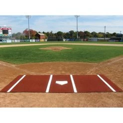 Jaypro Baseball/Softball BATTING MAT (6'L X 12'W) (CLAY)