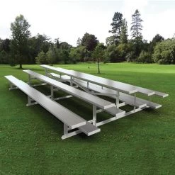 Jaypro BLEACHER - 15' (3 ROW - SINGLE FOOT PLANK) - BACK-TO-BACK