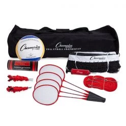 Champion Sports TOURNAMENT SERIES VOLLEYBALL/BADMINTON SET