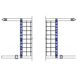 Jaypro VOLLEYBALL SIDE NET TAPES - CUSTOM