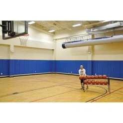 Jaypro Basketball Accessories BALL RACK - DELUXE TRAINING (19 BALL) (BLACK)