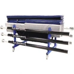 Jaypro VOLLEYBALL EQUIPMENT CARRIER (48"L X 36"W - 6 POLES) - DELUXE