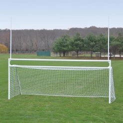 Jaypro GOALS - SOCCER/FOOTBALL (WITH STANDARD BACKSTAYS) - DELUXE, OFFICIAL SIZE (8' H X 24' W X 4' B X 10' D) Football Accessories