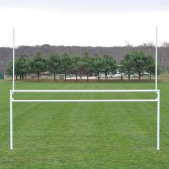 Jaypro GOALS - SOCCER/FOOTBALL (WITH STANDARD BACKSTAYS) - DELUXE, OFFICIAL SIZE (8' H X 24' W X 4' B X 10' D) Football Accessories