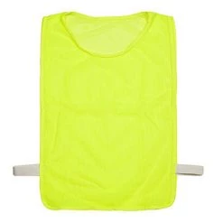 Champion Sports Accessories DELUXE MESH PINNIE ADULT NEON YELLOW