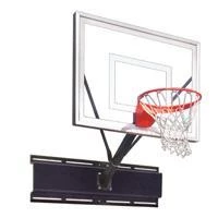 First Team Uni-Sport™ II Wall Mount Basketball Goal Basketball-Commercial